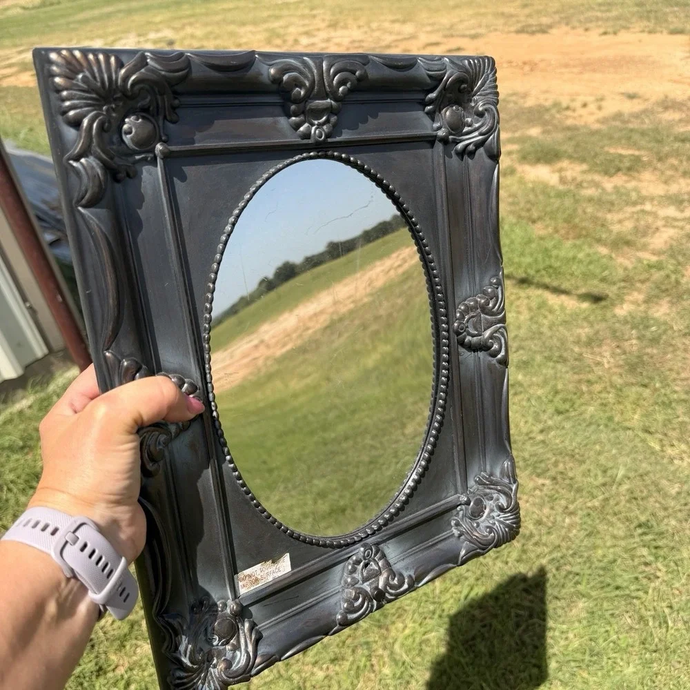 Vintage Gemmy Haunted Portrait Skull Mirror Animated Halloween Tested Working